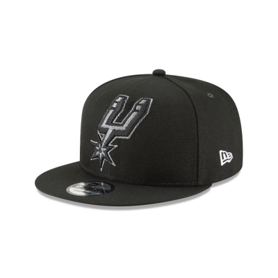 San Antonio Spurs Gorra | New Era NBA Squad Twist 9fifty Snapback Cap Mexico - Negros
